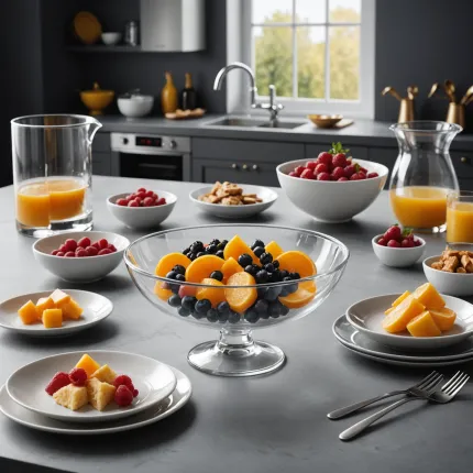 Искусство выбора посуды: как миска десерт стекло и миска набор могут преобразить ваш кухонный опыт