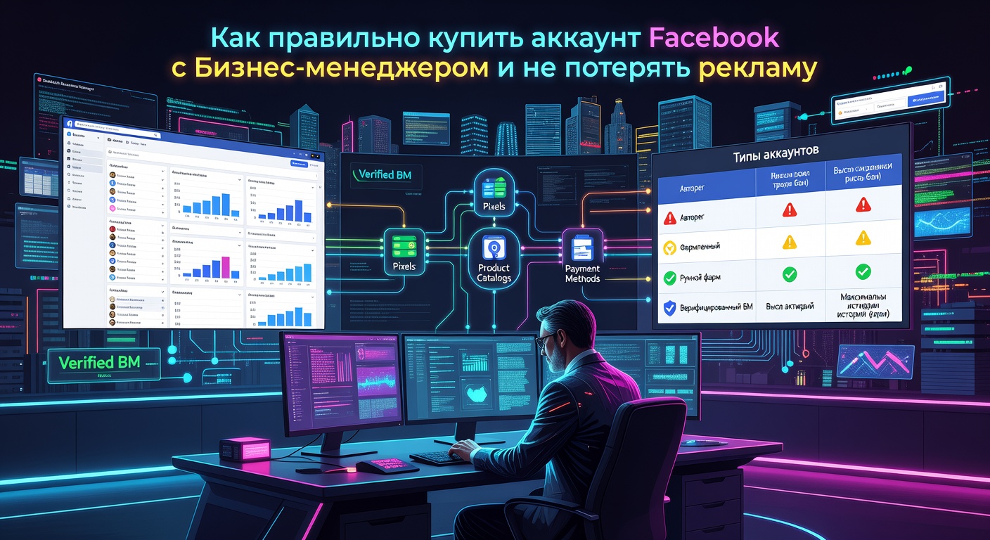 Как правильно купить аккаунт Facebook с Бизнес-менеджером и не потерять рекламу